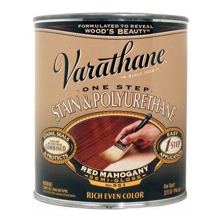 Rust-Oleum QT RED Mahog StainPoly 225247H